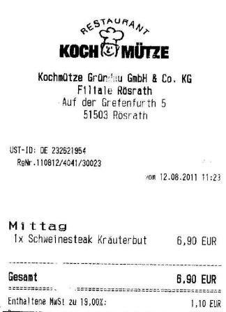 dmad Hffner Kochmtze Restaurant